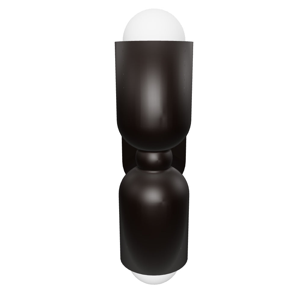 Plank Hardware JENSEN Double Wall Spotlight   Black