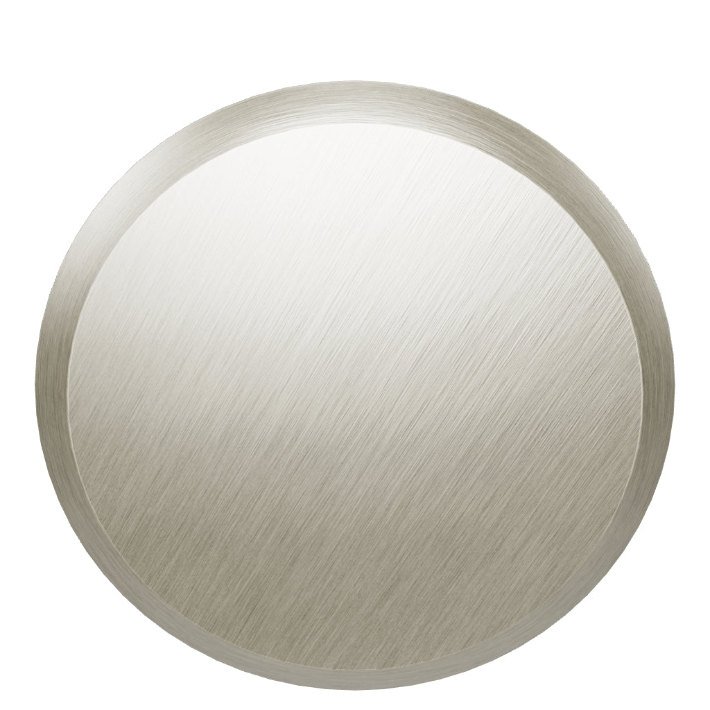 BEZEL Grooved Cabinet Knob - Stainless Steel