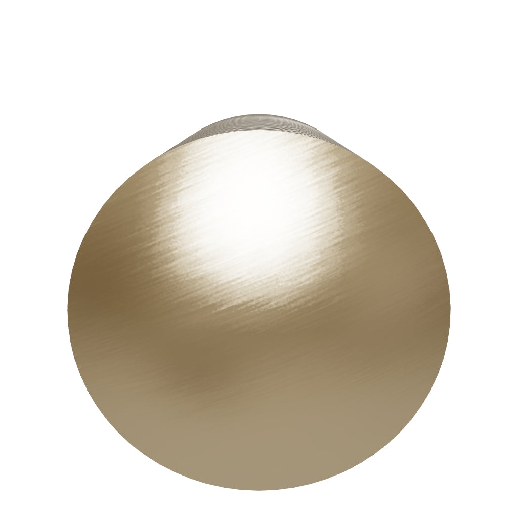 FRANKLIN Knurled Button Cabinet Knob - Satin Nickel